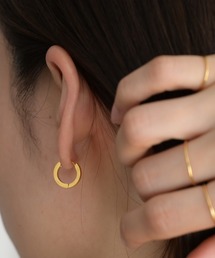 CANAL JEAN | Pt(ピーティー) ワンタッチボリュームフープピアス(ピアス（両耳用）)