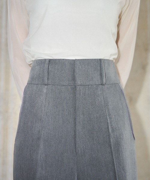MIRO AMURETTE（ミロアミュレット）の「grise long pants/ストレートパンツ（スラックス・レディース・グレー・SMALL/MEDIUM）」の8枚目の写真
