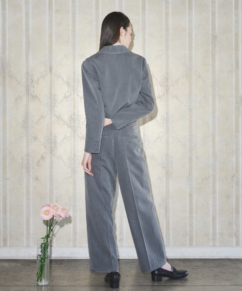 MIRO AMURETTE（ミロアミュレット）の「grise long pants/ストレートパンツ（スラックス・レディース・グレー・SMALL/MEDIUM）」の7枚目の写真