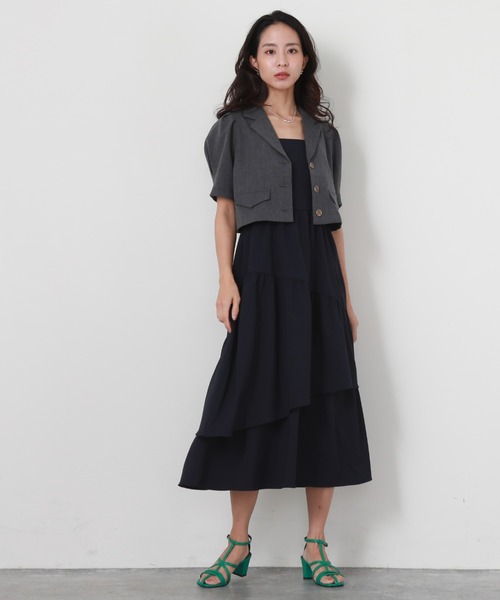 Cheek(チーク)の「【サイズ展開あり】ショートジャケットSET Cheek(チーク)の「【サイズ展開あり】ショートジャケットSET