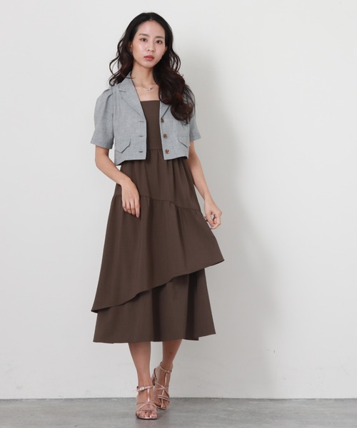 Cheek（チーク）の「【サイズ展開あり】ショートジャケットSET