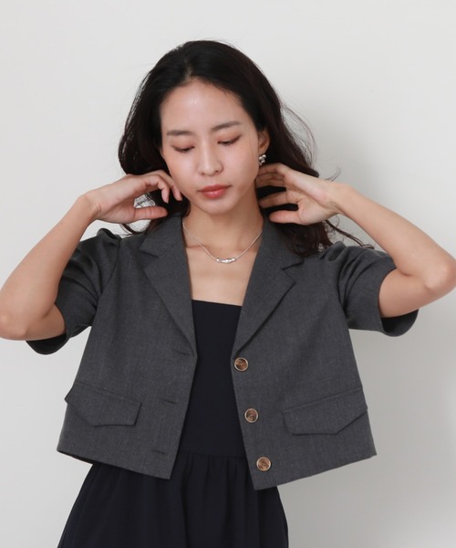 Cheek（チーク）の「【サイズ展開あり】ショートジャケットSET