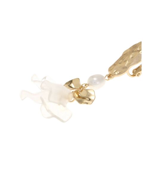 MERCURYDUO（マーキュリーデュオ）の「配色フラワーモチーフイヤリング（イヤリング・レディース・ゴールド/シルバー・FREE）」の6枚目の写真