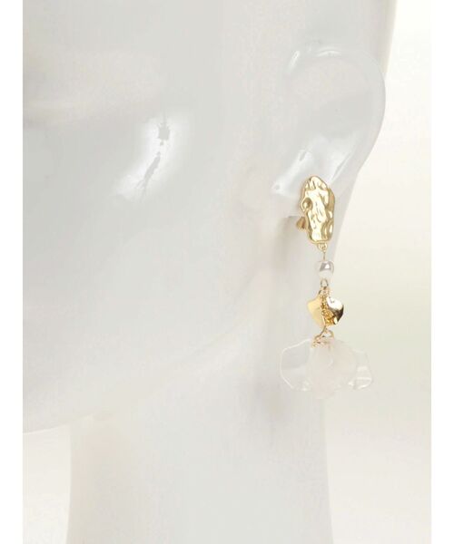 MERCURYDUO（マーキュリーデュオ）の「配色フラワーモチーフイヤリング（イヤリング・レディース・ゴールド/シルバー・FREE）」の7枚目の写真