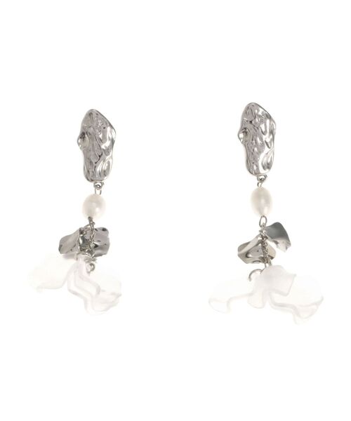 MERCURYDUO（マーキュリーデュオ）の「配色フラワーモチーフイヤリング（イヤリング・レディース・ゴールド/シルバー・FREE）」の8枚目の写真