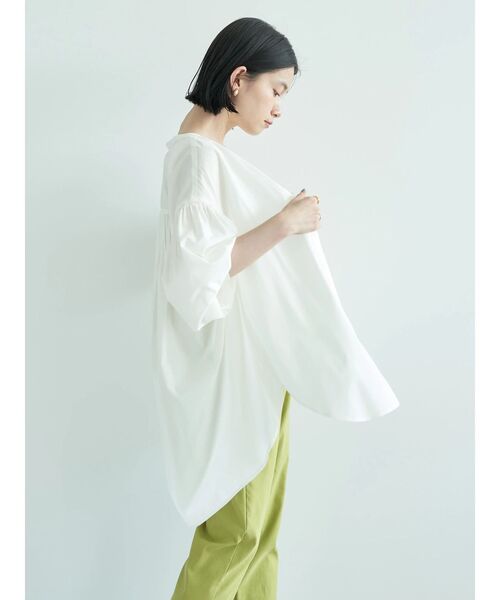 AMERICAN HOLIC（アメリカンホリック）の「バックギャザーシャツチュニック（チュニック・レディース・ブルー/チェック/オフホワイト/ピンク・L/M）」の20枚目の写真