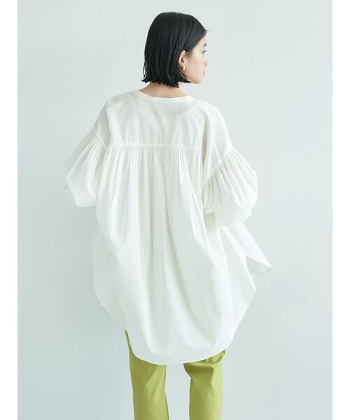 AMERICAN HOLIC（アメリカンホリック）の「バックギャザーシャツチュニック（チュニック・レディース・ブルー/チェック/オフホワイト/ピンク・L/M）」の22枚目の写真