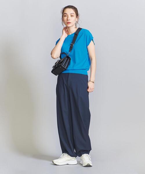 極美品 ユナイテッドアローズ リネン ノーカラー スリーピース 洗えるストレッチ ユナイテッドアローズ ノーカラー セットアップ パンツ 洗える