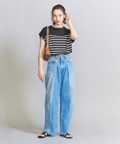 極美品　ユナイテッドアローズ　レーヨンナイロンボイルオーバーシャツ　Ｆ BEAUTY&YOUTH UNITED ARROWS（ビューティーアンドユース