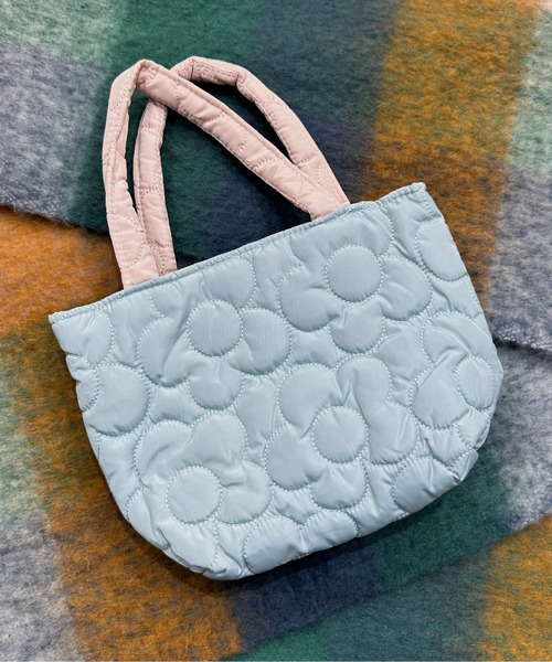 kutir（クティール）の「フラワーキルティングハンドバッグ（ハンドバッグ・レディース・ブルー系その他/イエロー/ライトグリーン/ホワイト/ピンク系その他・FREE）」の4枚目の写真
