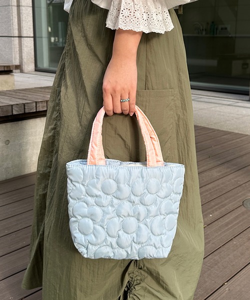 kutir（クティール）の「フラワーキルティングハンドバッグ（ハンドバッグ・レディース・ブルー系その他/イエロー/ライトグリーン/ホワイト/ピンク系その他・FREE）」の15枚目の写真