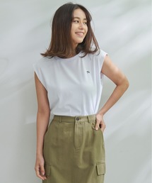 Arnold Palmer | ランダム リブ フレンチスリーブ UV トップス(Tシャツ/カットソー)