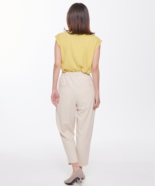 Arnold Palmer（アーノルドパーマー）の「ランダム リブ フレンチスリーブ UV トップス（Tシャツ/カットソー・レディース・ブルー/イエロー/ホワイト・L/M/S）」の19枚目の写真