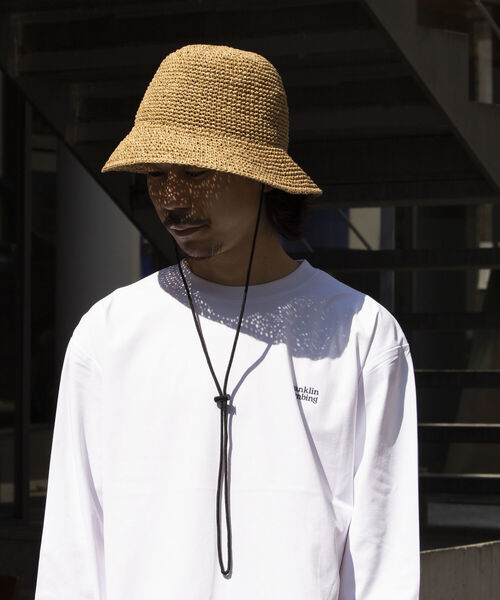halo commodity(ハロ コモディティー)の「【halo Commodity/ハロ コモディティー】Chip Dome Hat ハット(ハット・メンズ・ダークブラウン/キナリ・FREE)」の2枚目の写真