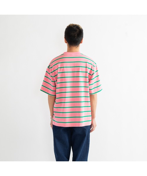 APPLEBUM（アップルバム）の「" Bonita" Border T-shirt（Tシャツ/カットソー・メンズ・ピンク/ブラック・LARGE/MEDIUM/X-LARGE）」の9枚目の写真