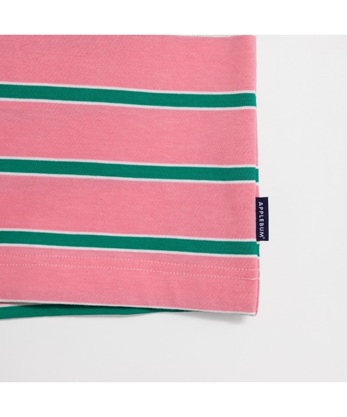 APPLEBUM（アップルバム）の「" Bonita" Border T-shirt（Tシャツ/カットソー・メンズ・ピンク/ブラック・LARGE/MEDIUM/X-LARGE）」の5枚目の写真