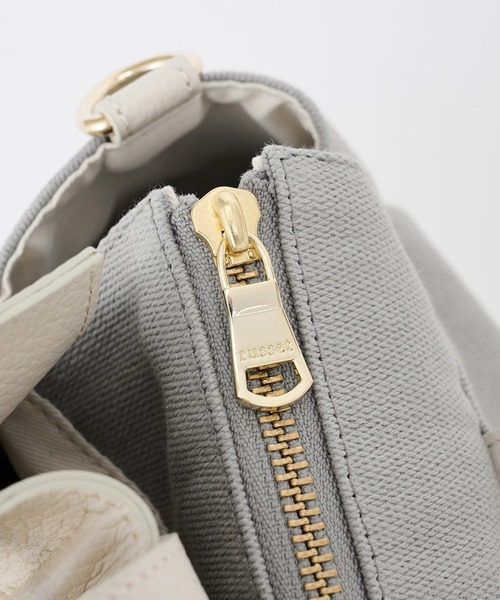 russet(ラシット)の「巾着デザイントートバッグ(SF-208)(トートバッグ・レディース・ベージュ/グレー/アイボリー・FREE)」の7枚目の写真