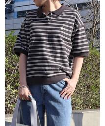 B.H　POLO　CLUB　鹿の子ポロシャツ