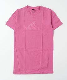 adidas（アディダス）の「アディダス adidas フューチャーアイコン ロングTシャツワンピース（シャツワンピース・キッズ）」