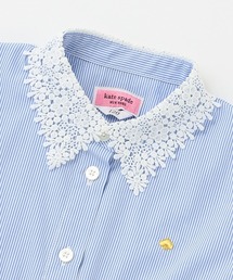 【美品】Kate spade トドラー ストライプエンブロイダリーワンピース 美品】Kate spade トドラー ストライプエンブロイダリーワンピース