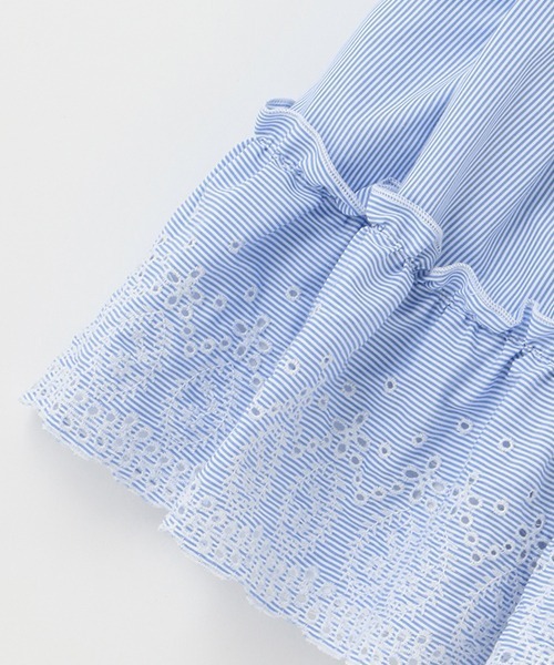 【美品】Kate spade トドラー ストライプエンブロイダリーワンピース kate spade new york kids（ケイトスペードニューヨーク）の