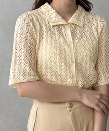 【apres jour clair】透かし編みニットトップス【ZOZOTOWN限定アイテム】