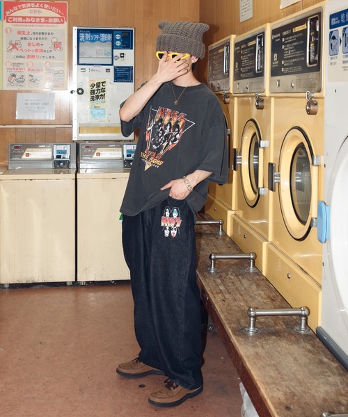 Perushu　SILVER STUDDED RIGID DENIM Perushu ジーンズ SILVER STUDDED RIGID DENIM/シルバースタッズ