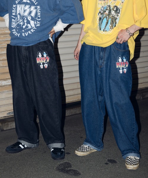 Perushu(ペルーシュ)の「Perushu/KISS デニムパンツ(デニムパンツ・メンズ・ブラック/インディゴブルー・SMALL/MEDIUM/LARGE)」の4枚目の写真