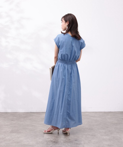 Chez toi（シェトワ）の「ウエストシャーリングVネック