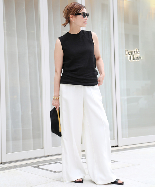 TOTEME(トーテム)の「【TOTEME/トーテム】 TWISTED SLEEVELESS TOP(シャツ/ブラウス・レディース・ブラック・FREE)」の12枚目の写真