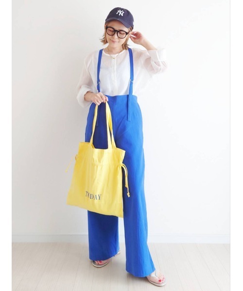 CORNERS（コーナーズ）の「【KR×u.e.made*×CORNERS】TODAY ロゴ巾着トートバッグ（トートバッグ・レディース・アイボリー/ブラック/イエロー/ピンク・FREE）」の18枚目の写真