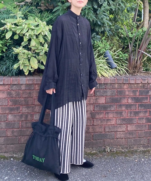 CORNERS（コーナーズ）の「【KR×u.e.made*×CORNERS】TODAY ロゴ巾着トートバッグ（トートバッグ・レディース・アイボリー/ブラック/イエロー/ピンク・FREE）」の8枚目の写真