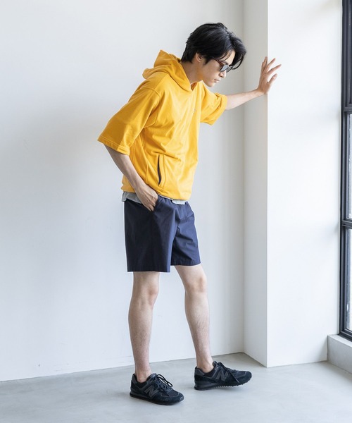 NUMERALS（ヌメラルズ）の「[NUMERALS]クラシックロゴスウェットパーカー（パーカー・メンズ・ネイビー/マスタード/グレー・MEDIUM/LARGE）」の7枚目の写真