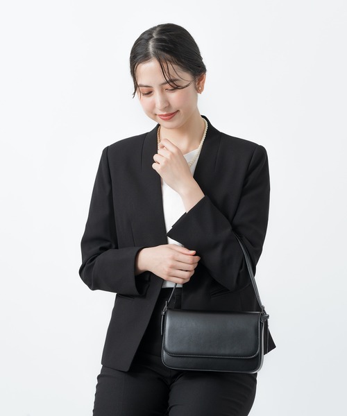 salle de bal(サルデバル)の「ブラックフォーマルバッグ セレモニーバッグ サブバック付き エコバックセット ceremony BAG MEI(ショルダーバッグ・レディース・ブラック・FREE)」の20枚目の写真