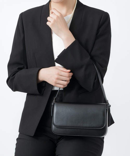 salle de bal(サルデバル)の「ブラックフォーマルバッグ セレモニーバッグ サブバック付き エコバックセット ceremony BAG MEI(ショルダーバッグ・レディース・ブラック・FREE)」の21枚目の写真