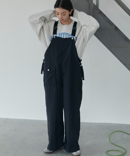 andme（アンドミー）の「2wayナイロンワークサロペット