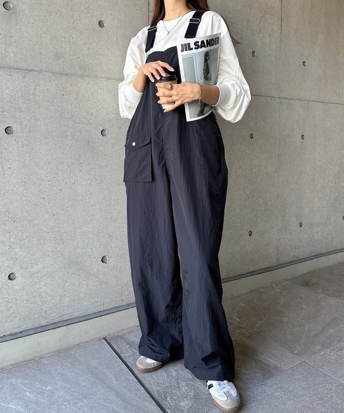 MACHATT 2way サロペット Loose Waist Two-way Salopette Pants