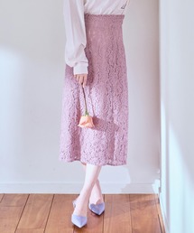 レースペンシルスカート