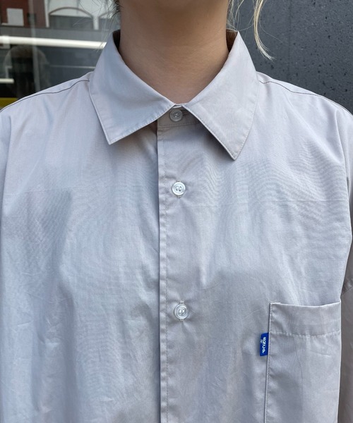 CIAOPANIC（チャオパニック）の「【BNCP】オーバーサイズブロード半袖シャツ（シャツ/ブラウス・レディース・ホワイト/ベージュ/サックスブルー・X-LARGE/XX-LARGE）」の22枚目の写真