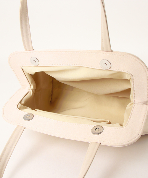 【セール】タックデザインのフォーマルバッグ（ハンドバッグ）｜CARETTE（カレット）