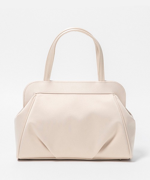 【セール】タックデザインのフォーマルバッグ（ハンドバッグ）｜CARETTE（カレット）