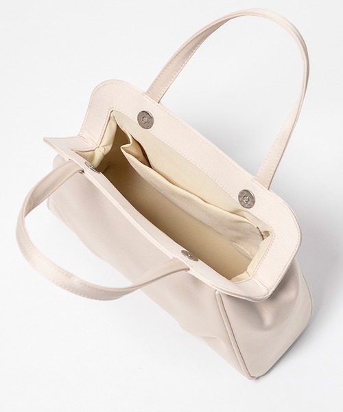 【セール】タックデザインのフォーマルバッグ（ハンドバッグ）｜CARETTE（カレット）