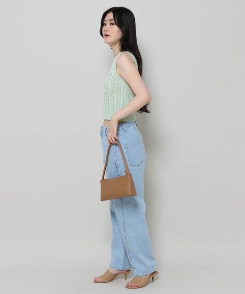 3.3 Field Trip （3.3フィールドトリップ）の「3.3 Field Trip／ケーブルニット 2973400（ニット/セーター・レディース・セージグリーン/ネイビー・FREE）」の18枚目の写真