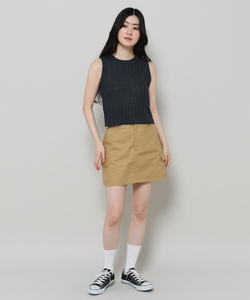 3.3 Field Trip （3.3フィールドトリップ）の「3.3 Field Trip／ケーブルニット 2973400（ニット/セーター・レディース・セージグリーン/ネイビー・FREE）」の22枚目の写真