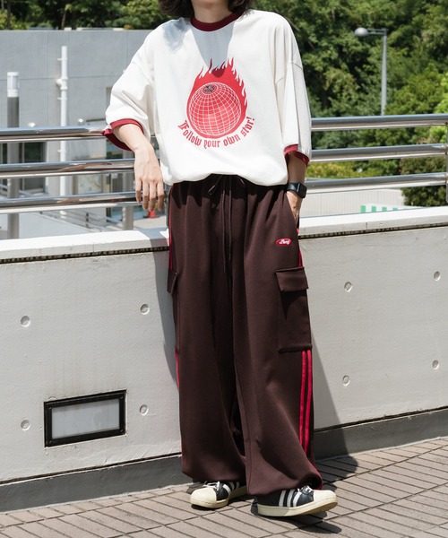 kutir(クティール)の「トラックラインカーゴパンツ(カーゴパンツ・メンズ・ブラック/ブラウン/ピンクベージュ・LARGE/SMALL/MEDIUM)」の22枚目の写真