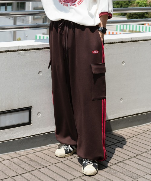 kutir(クティール)の「トラックラインカーゴパンツ(カーゴパンツ・メンズ・ブラック/ブラウン/ピンクベージュ・LARGE/SMALL/MEDIUM)」の17枚目の写真