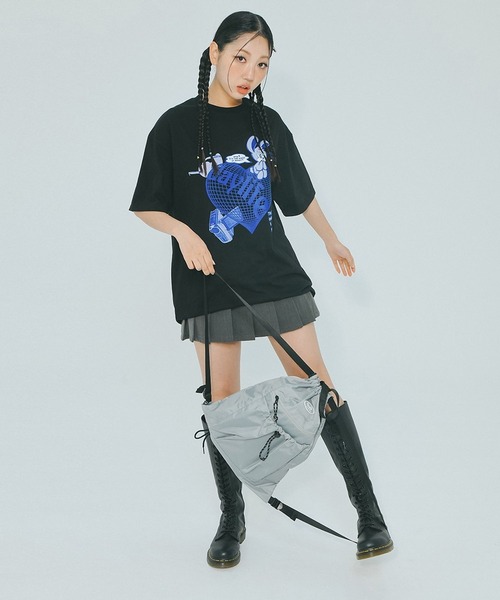 DAYLIFE（デイライフ）の「DAYLIFE／ACTIVEジムサック 2976457（バックパック/リュック・レディース・パープル/ブラック/グレー・FREE）」の17枚目の写真