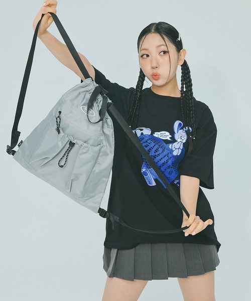 DAYLIFE（デイライフ）の「DAYLIFE／ACTIVEジムサック 2976457（バックパック/リュック・レディース・パープル/ブラック/グレー・FREE）」の18枚目の写真