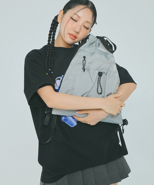 DAYLIFE（デイライフ）の「DAYLIFE／ACTIVEジムサック 2976457（バックパック/リュック・レディース・パープル/ブラック/グレー・FREE）」の19枚目の写真