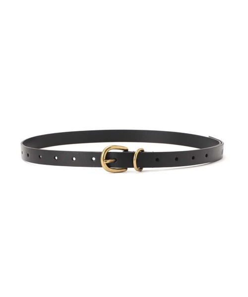 AVIREX（アヴィレックス）の「COW LEATHER BELT/牛革レザーベルト（ベルト・レディース・ブラック/キャメル・F）」の3枚目の写真